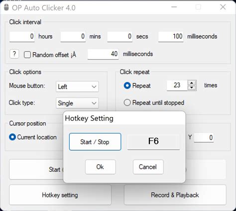 OP auto clicker’s latest version is 3.0. Following are some of the versions of this auto clicker: OP auto clicker is a tool used to automate your mouse clicks while playing games or operating some repetitive clickable tasks. It comes with full-fledged functionality, portable and simple but enhanced user interface.